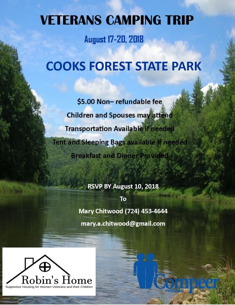 Veterans Camping Trip Robin's Home