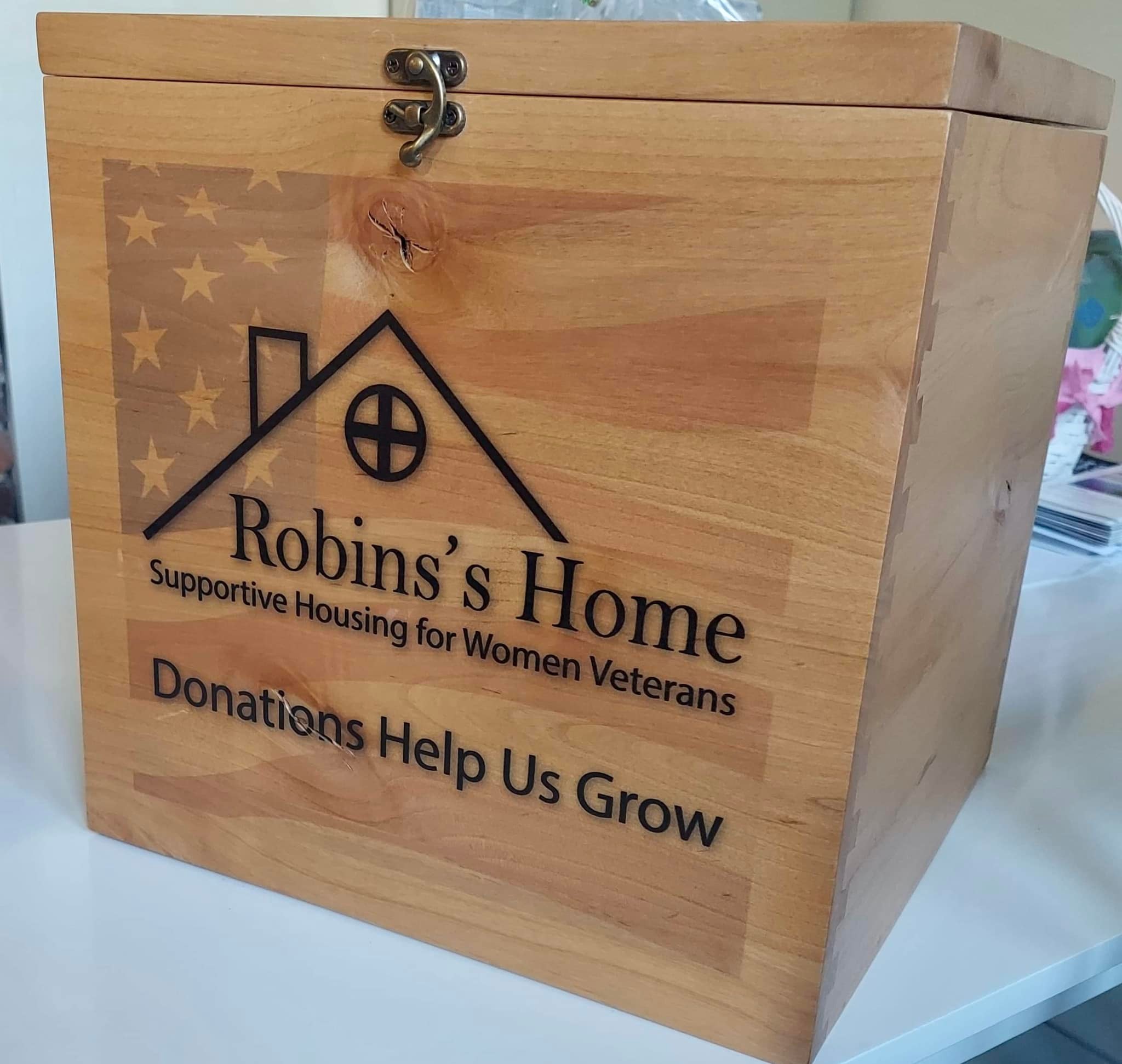 Robin’s Home Has a Beautiful New Donation Box Robin's Home