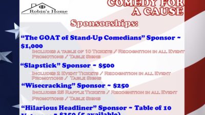 Comedy For A Cause Sponsor Rates