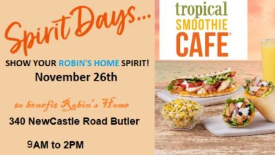 Support Robin's Home on November 26th