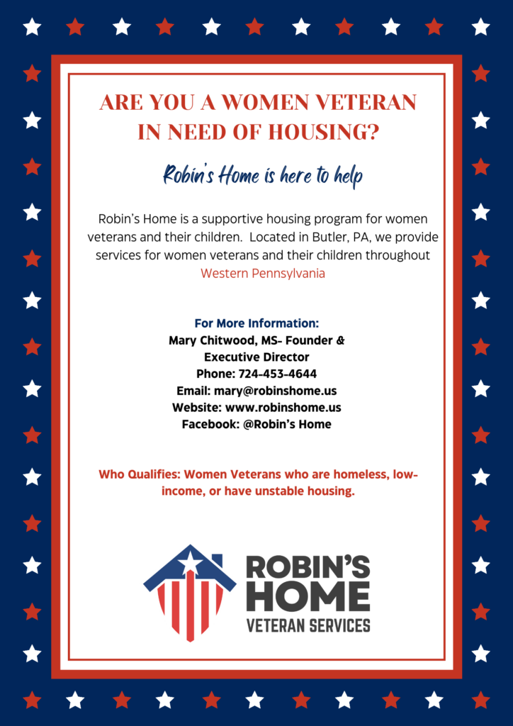 Robin's Home Women Veteran Support