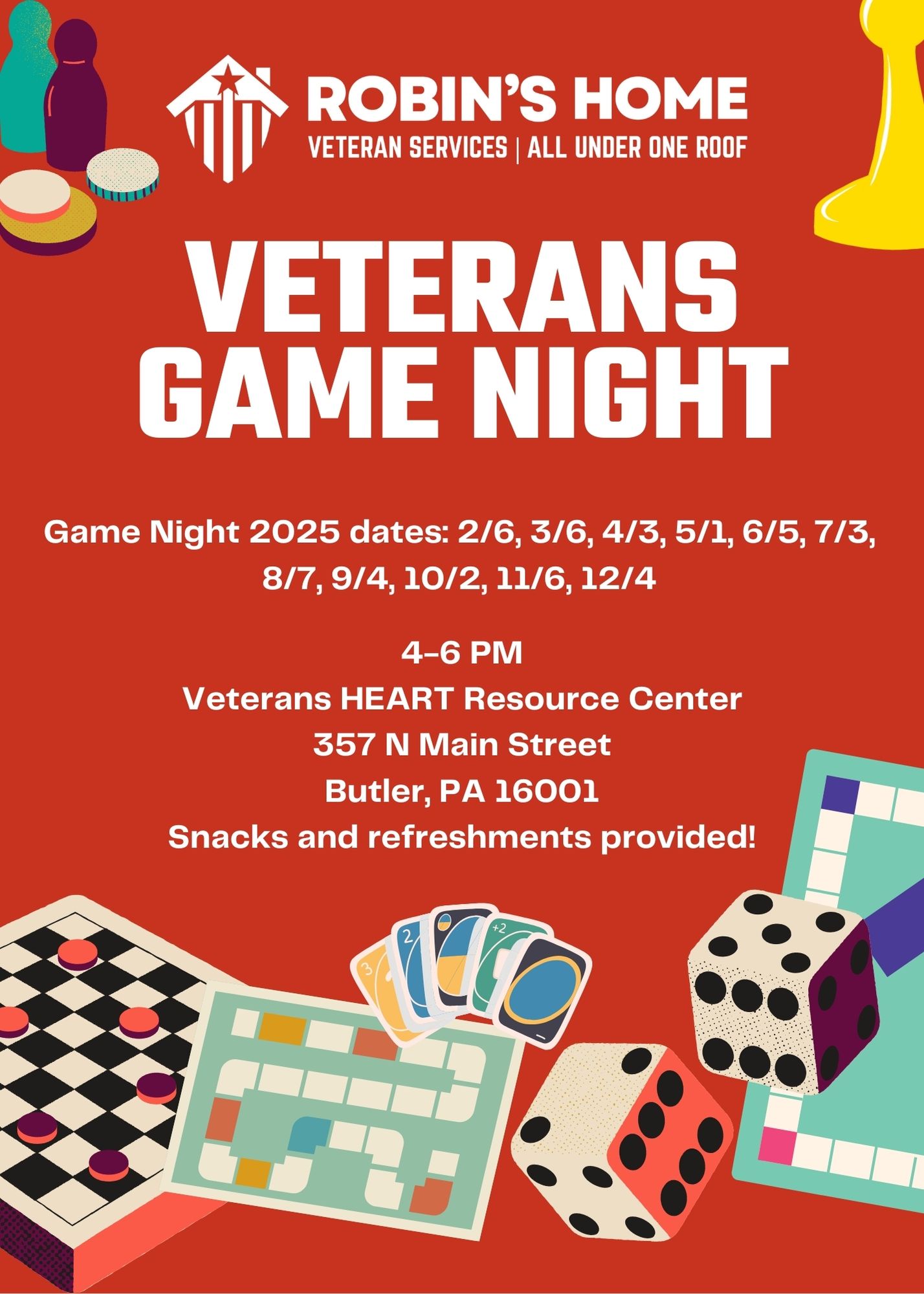 Veterans Game Night